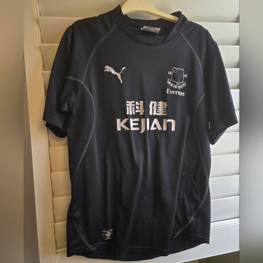 Puma Black and White Everton FC Jersey